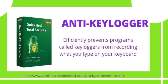 Quick Heal Total Security- Anti-Keylogger