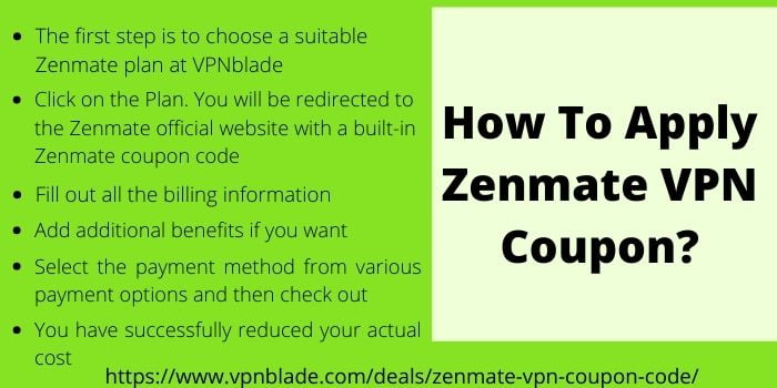 How To Apply Zenmate VPN Coupon