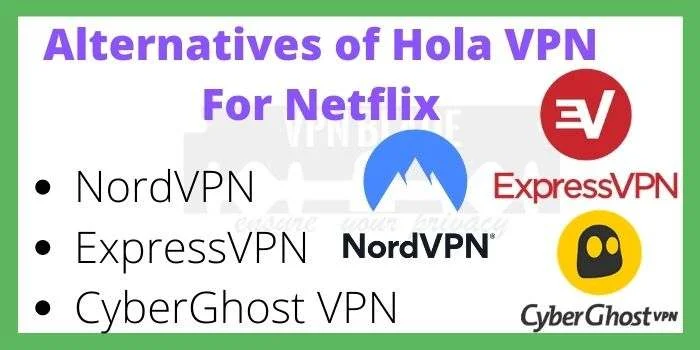 Alternatives of HolaVPN