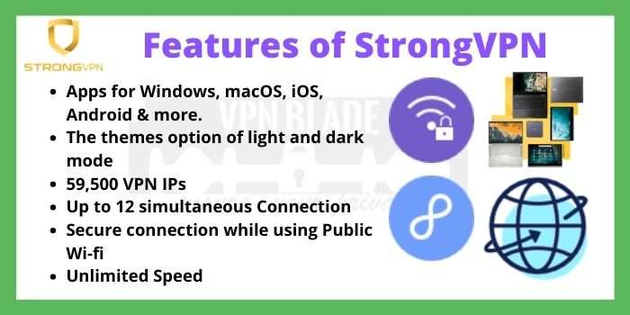 Features of StrongVPN