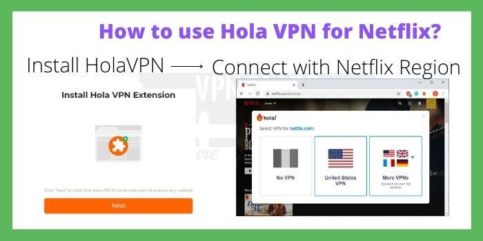 How to use Hola VPN for Netflix