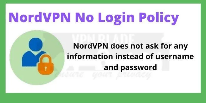 NordVPN No Login Policy