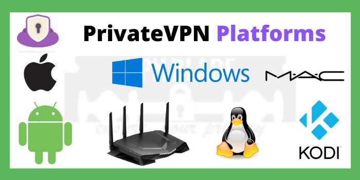 PrivateVPN Platforms