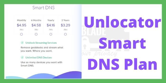 Unlocator Smart DNS Plan
