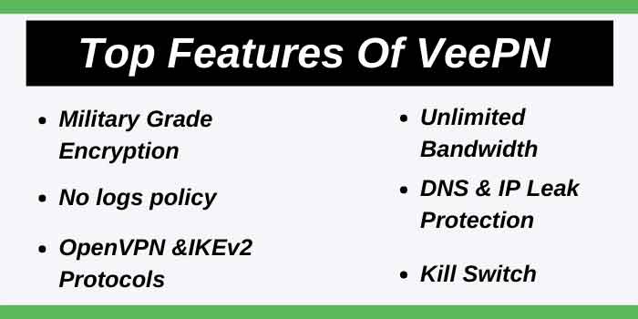Features Of VeePN