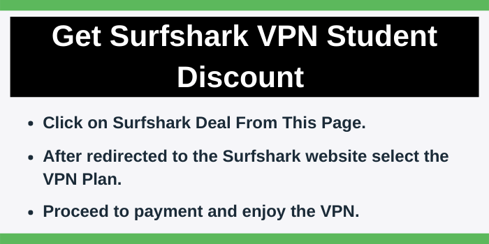 Steps to Get Surfshark student discount