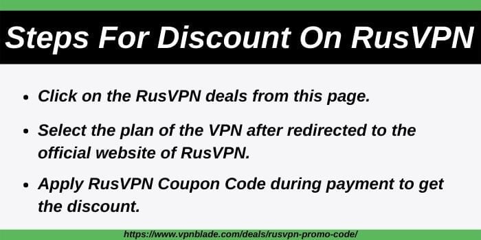 Steps To Get Discount on RusVPN