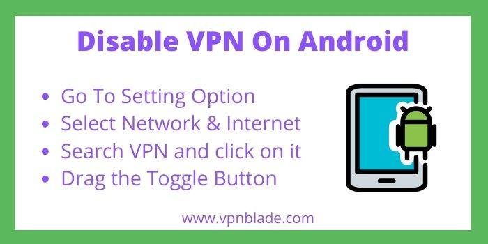 Disable VPN On Android