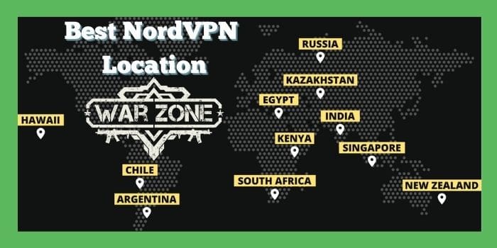 Best NordVPN location for Warzone