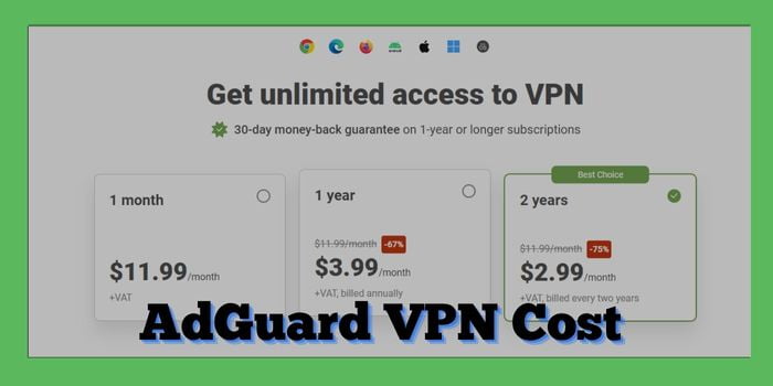 adguard vpn cost