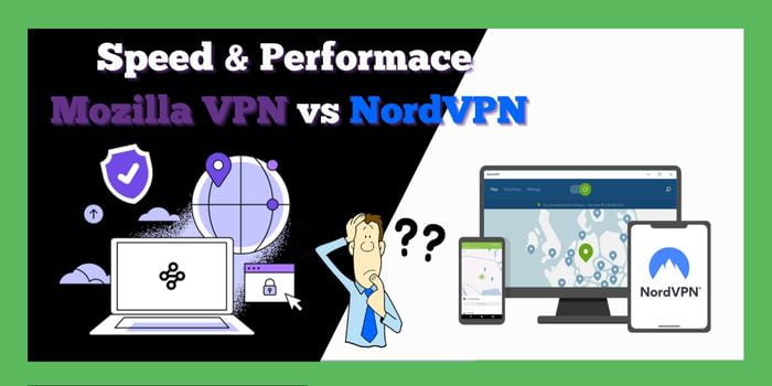 Speed & Performace  Mozilla VPN vs NordVPN