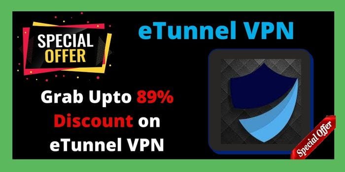 eTunnel VPN discount