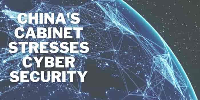China's Cabinet Stresses Cybersecurity