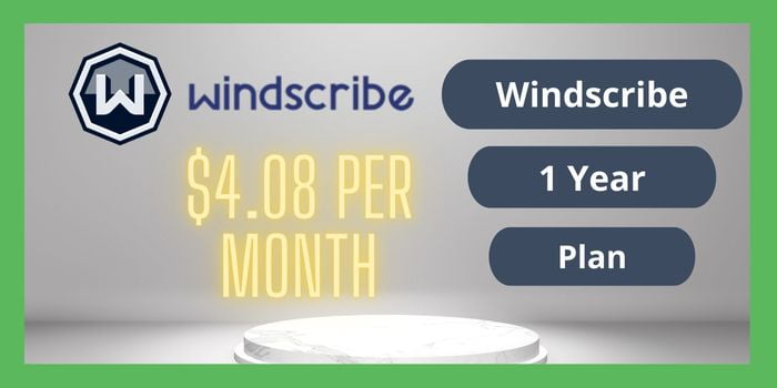 Windscribe 1 Year plan