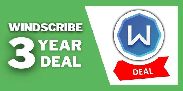 Windscribe 3 year deal