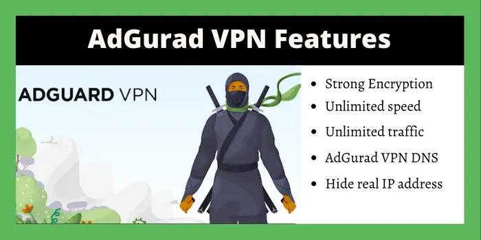 AdGurad VPN Features