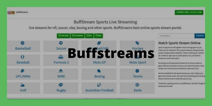 Buffstreams free NFL stream sites 