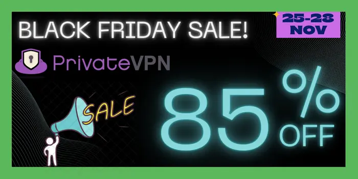 PrivateVPN black friday sale