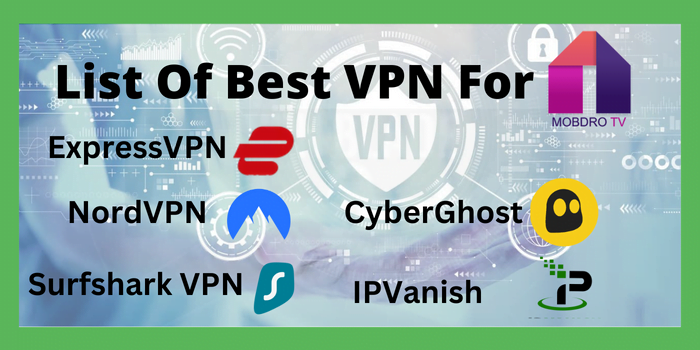 List of best VPN For Mobdro TV