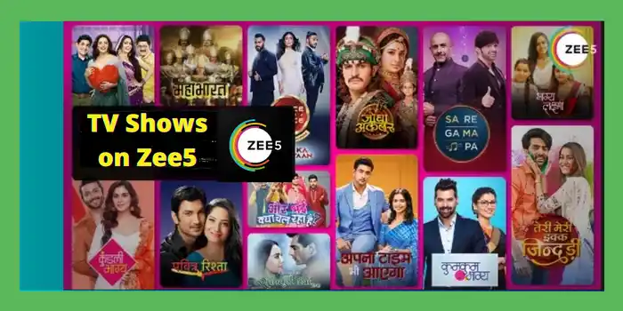 TV Shows on Zee5