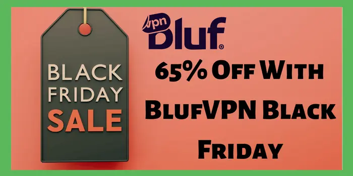 65% off with BlufVPN Black Friday 2022