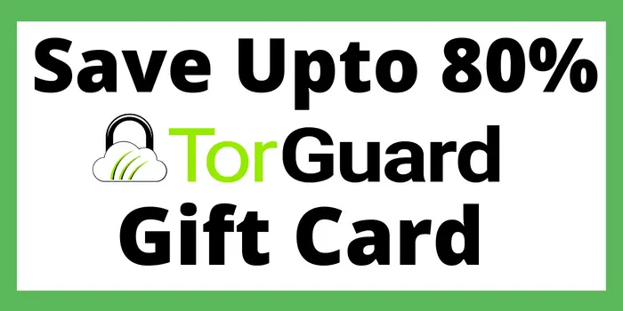 80% Off With TorGuard Gift Card