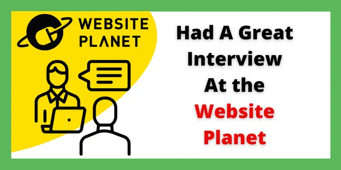 Had A Great Interview At the Website Planet