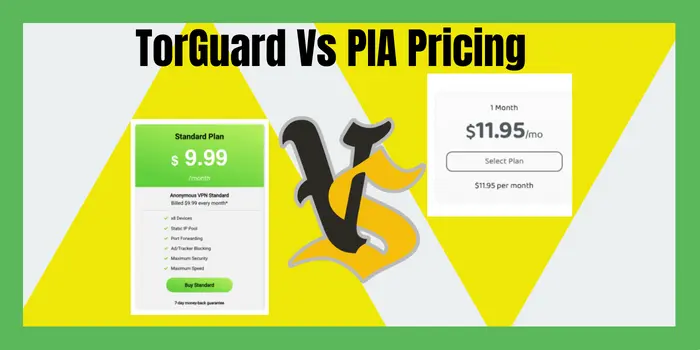 Torguard vs PIA pricing