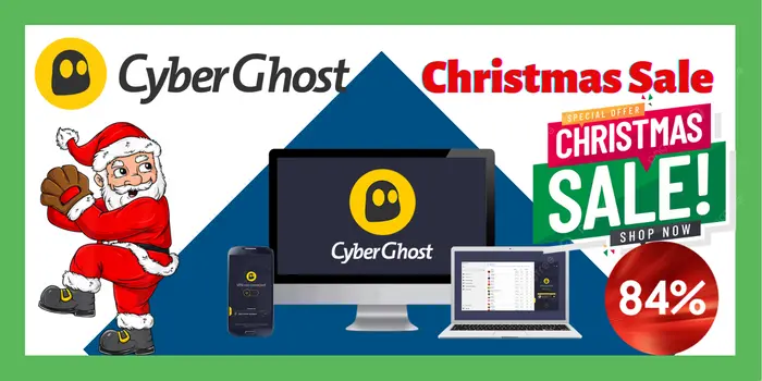 cyberghost christmas sale 84% off