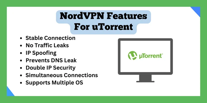 NordVPN Features For uTorrent