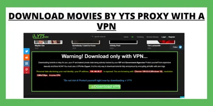 Unblock YTS With VPN 1