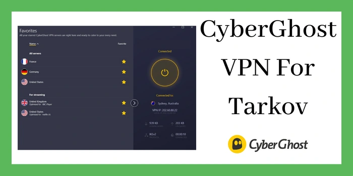 CyberGhost VPN For Tarkov