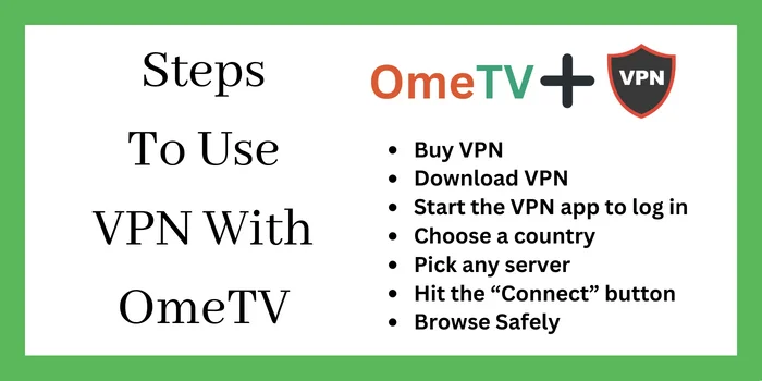 Steps To Use VPN With OmeTV