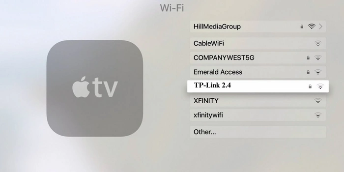 Connect Apple TV To TP Link WiFi