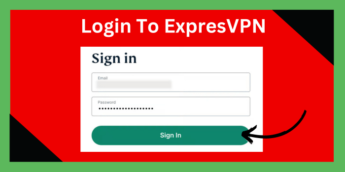 ExpressVPN to login