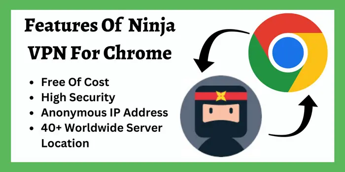Features Of Ninja VPN For Chrome