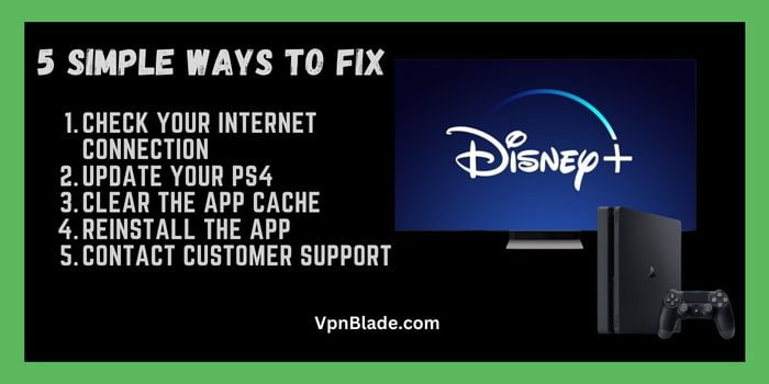5 Simple Ways To Fix Disney Plus Not Working On PS4