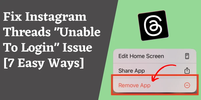 Fix instagram threads unable tp login issue 7 easy ways