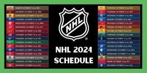 NHL 2024 Schedule
