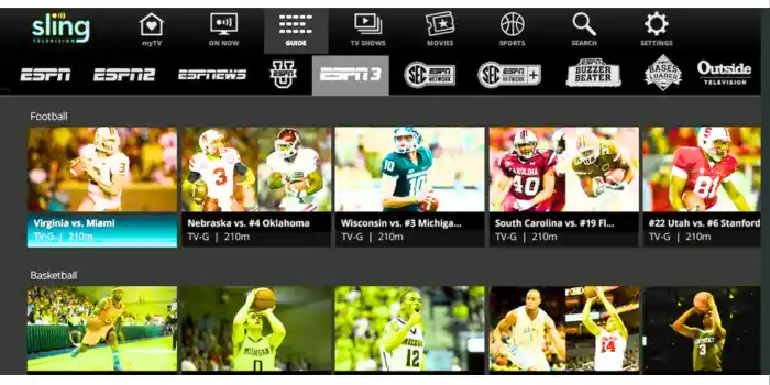 On sling TV watch all matches of your favorite team Green Bay Packers Games tonight